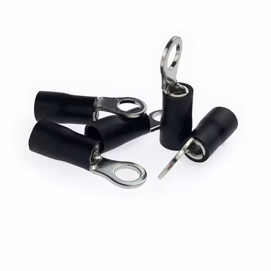 Ottone Rame Elettrico/Perno elettrico/Lama/Tubo/Femmina/Maschio/Forcella A crimpare Capicorda Terminali per cavo Puntali per cavo Capocorda Estremità del cavo Terminali ad anello preisolati